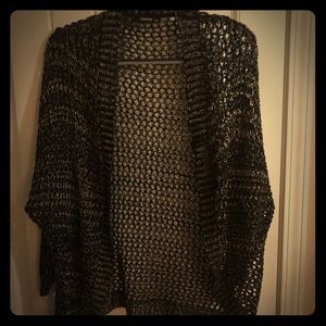 Black with gold detailing cardigan